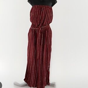 Abercrombie + Fitch Striped Jumpsuit